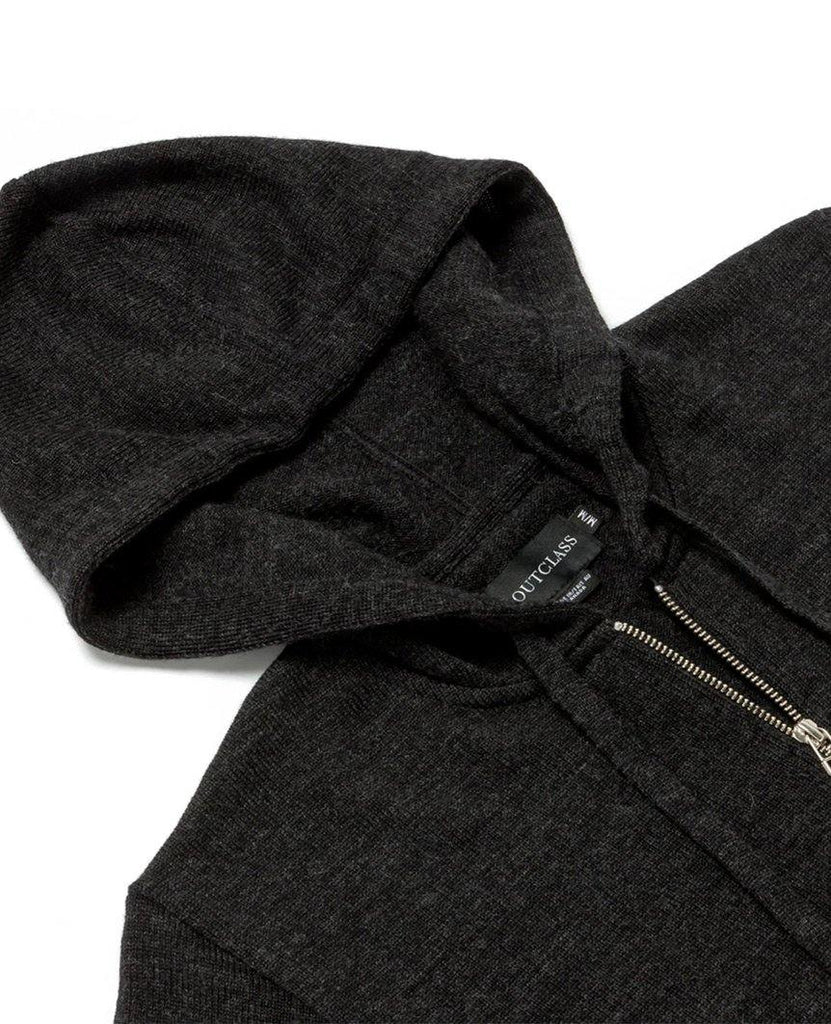 Zip-Up Hoodie Charcoal Grey data-zoom-image=