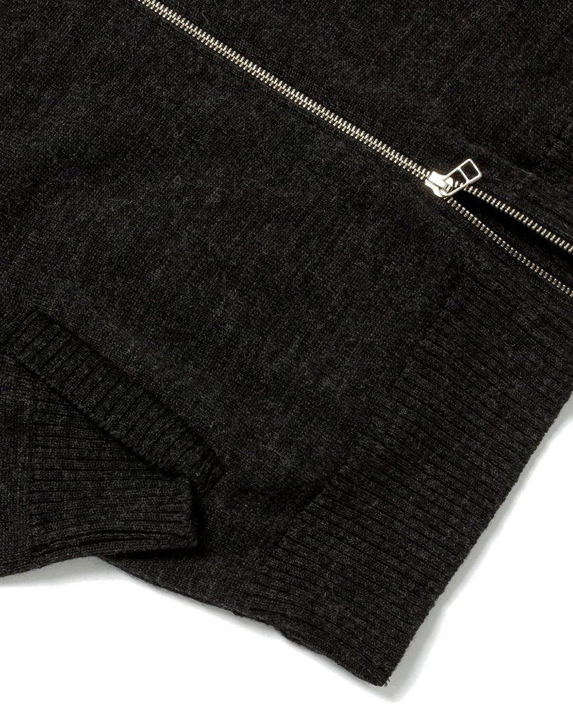 Zip-Up Hoodie Charcoal Grey data-zoom-image=