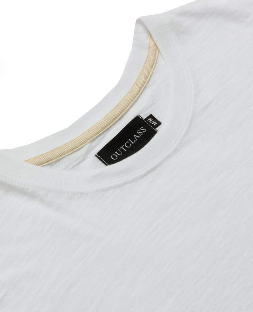 White Slub S/S T-Shirt data-zoom-image=