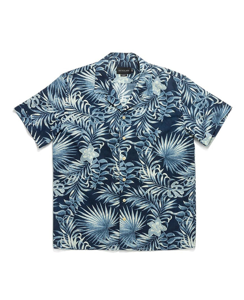 Tropical Havana S/S Shirt Navy data-zoom-image=