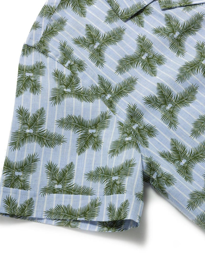 Ivy Fern Leaf Havana S/S Shirt data-zoom-image=