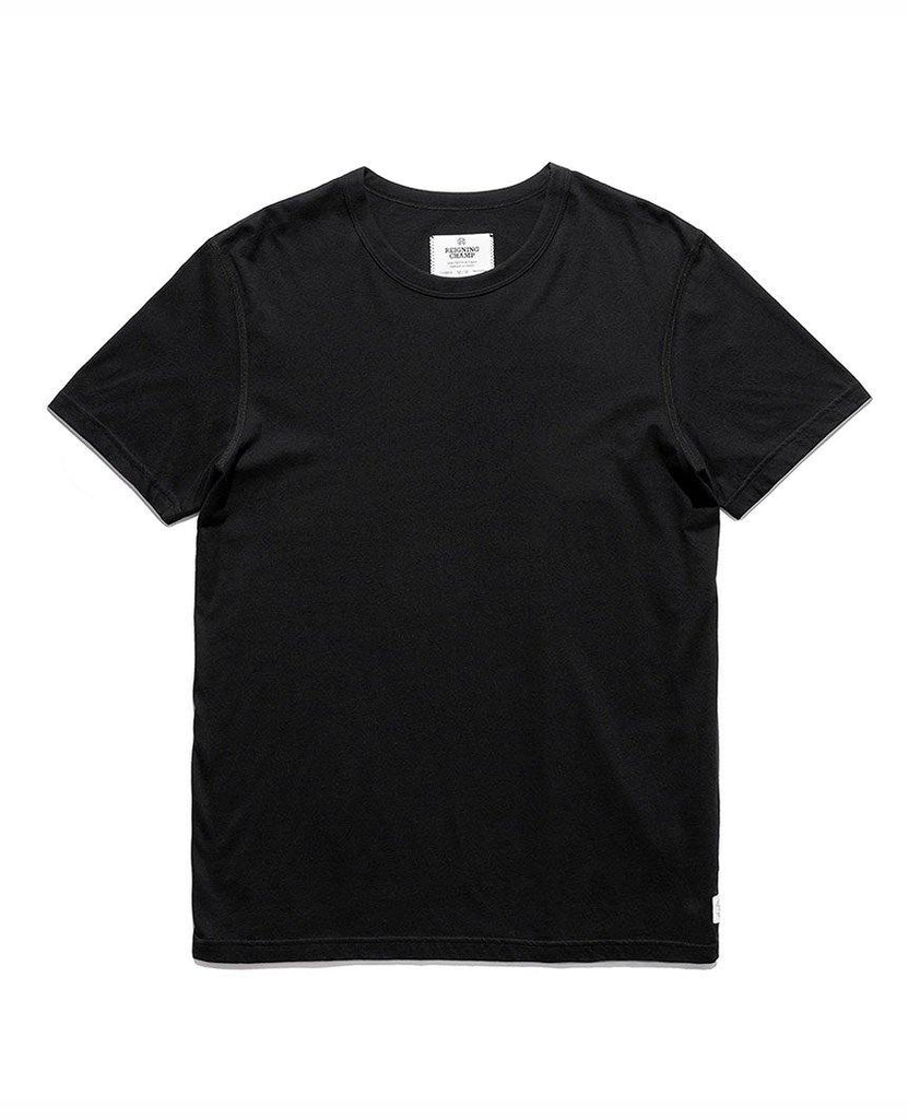 Ringspun Jersey T-Shirt Black data-zoom-image=