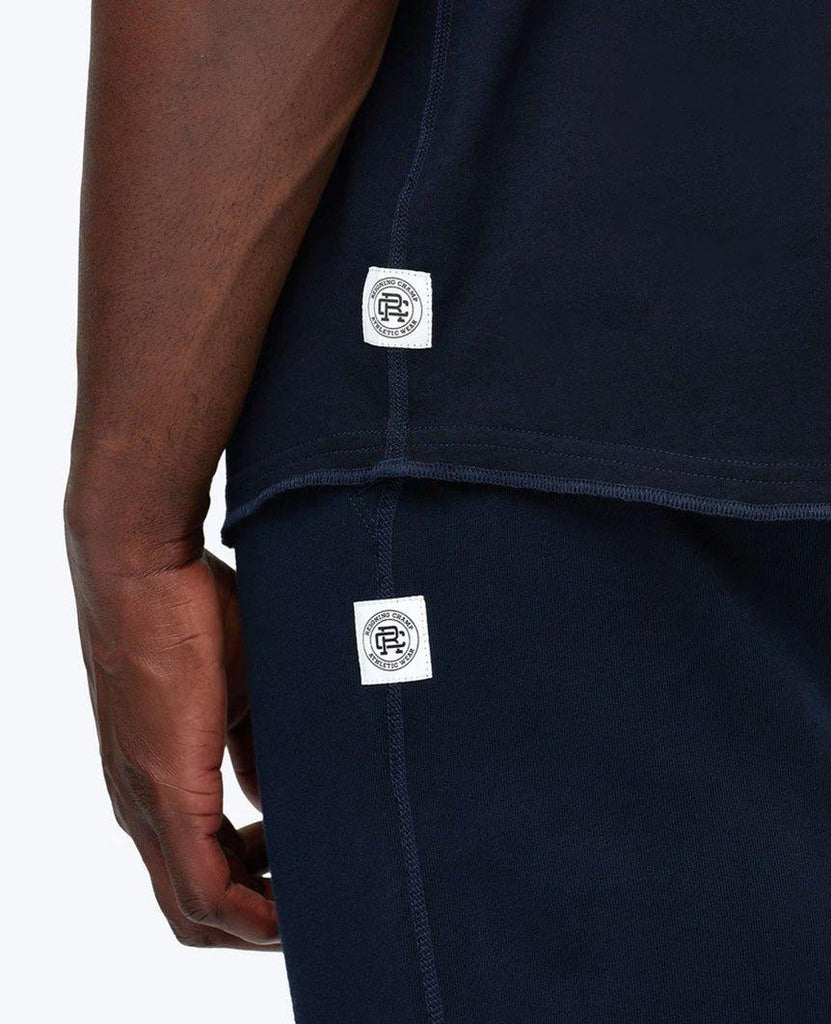 Pima Jersey Raglan T-shirt Navy data-zoom-image=