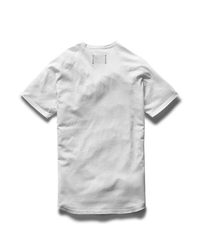 Pima Jersey Raglan T-shirt White data-zoom-image=