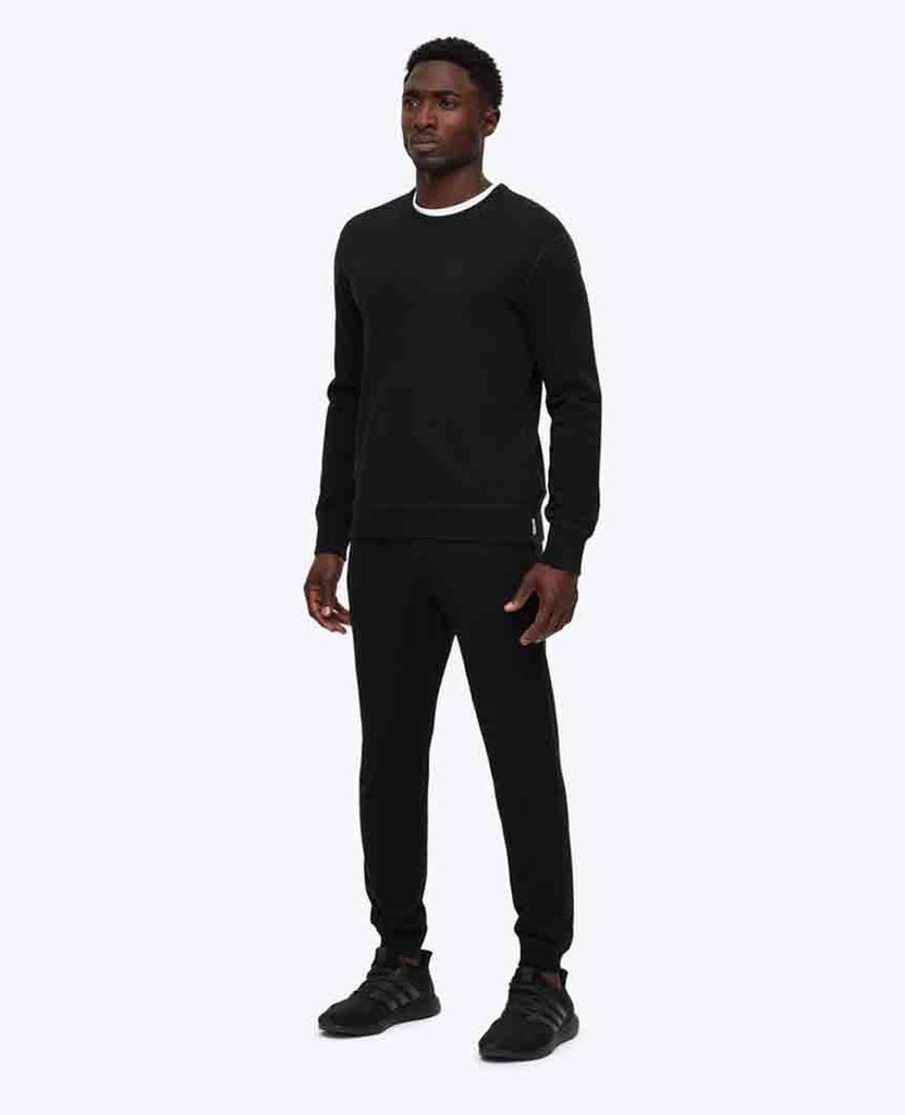 Slim Sweatpant Midweight Terry Black data-zoom-image=