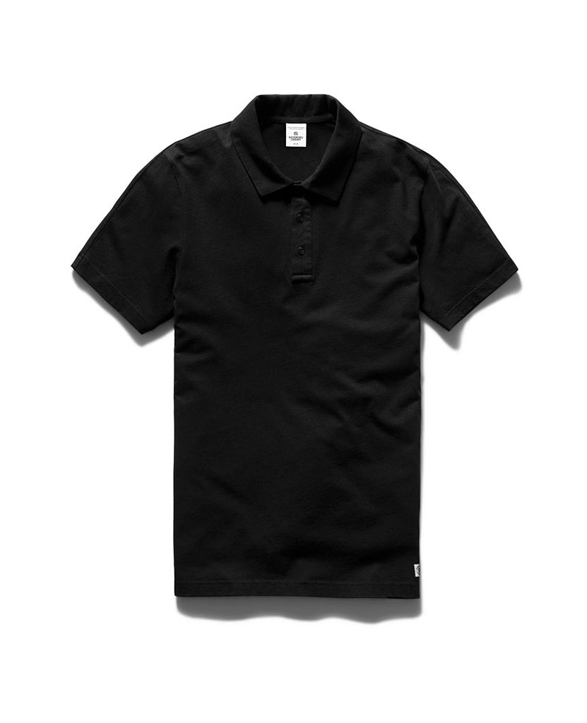 Lightweight Jersey Polo Black data-zoom-image=