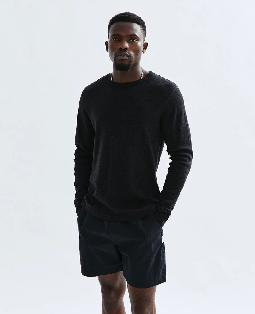 1X1 Slub Long Sleeve Black data-zoom-image=