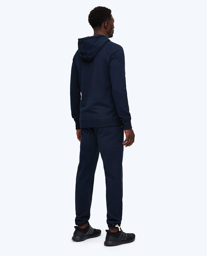 Full Zip Hoodie Midweight Terry Navy data-zoom-image=