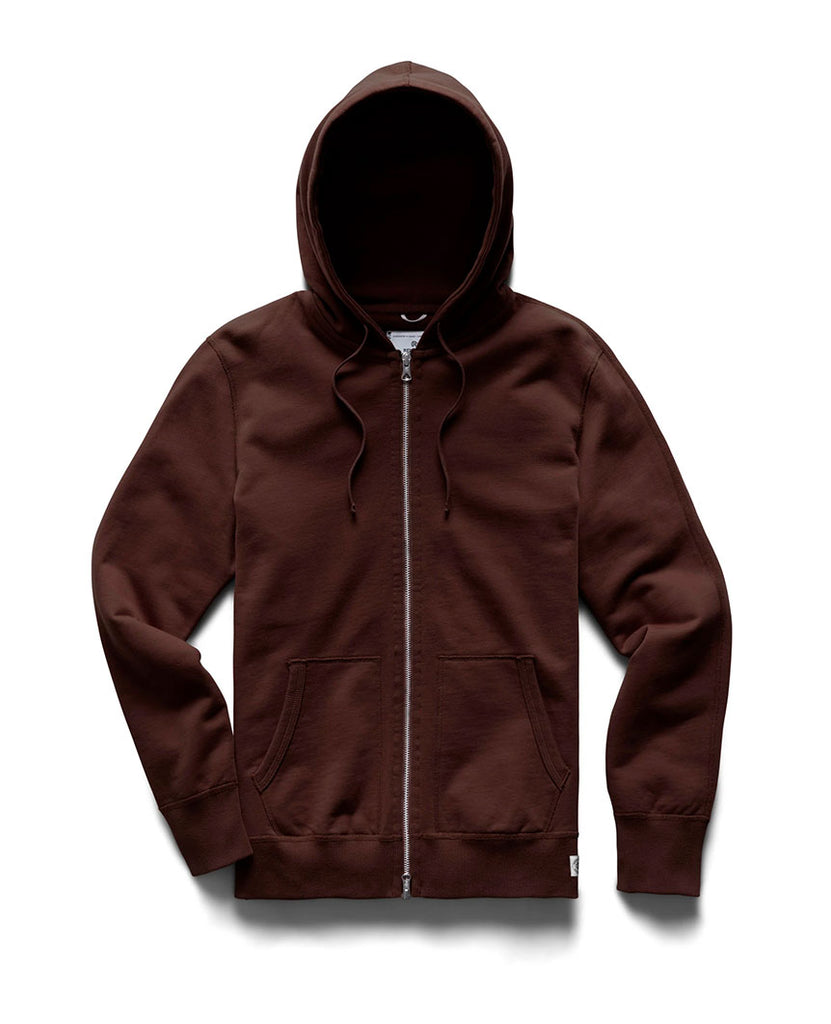Midweight Terry Full Zip Hoodie Earth data-zoom-image=