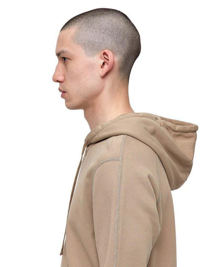 Full Zip Hoodie Midweight Terry Khaki data-zoom-image=
