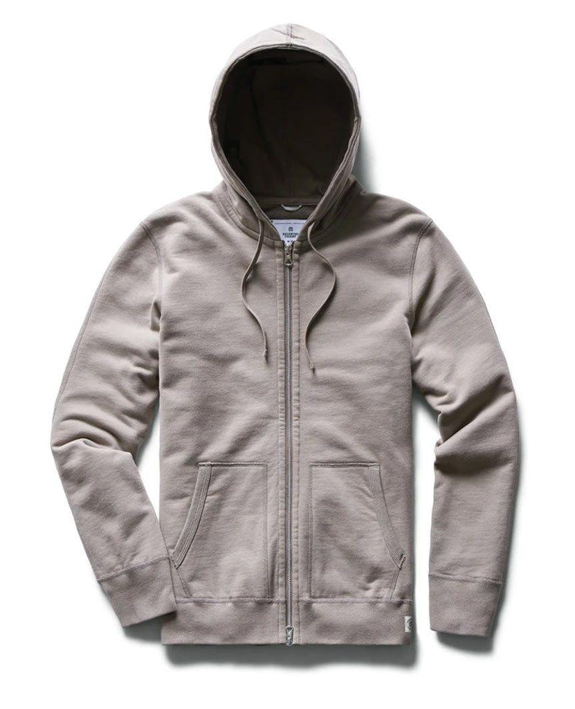 Midweight Terry Full Zip Hoodie  Silt data-zoom-image=