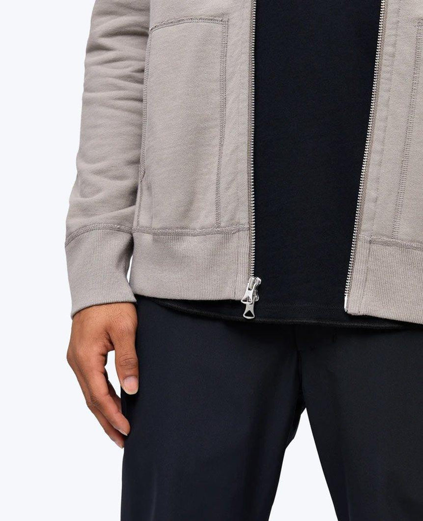 Midweight Terry Full Zip Hoodie  Silt data-zoom-image=