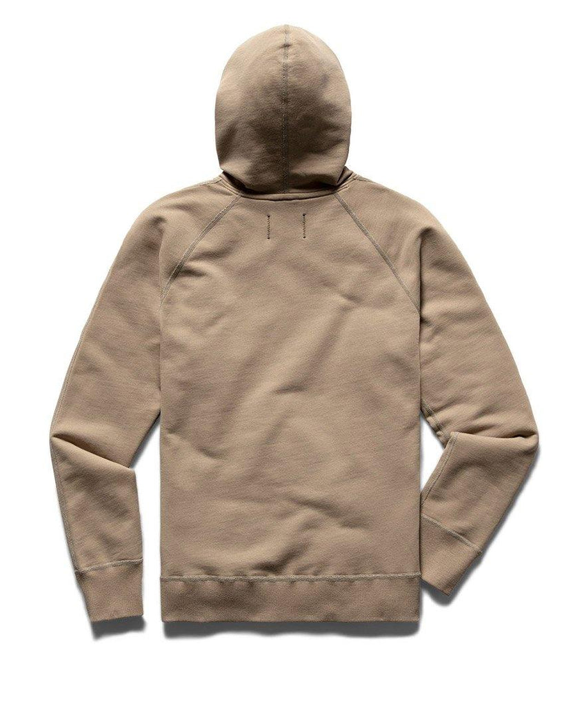 Full Zip Hoodie Midweight Terry Khaki data-zoom-image=