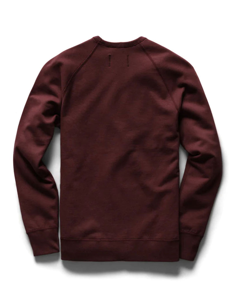 Midweight Terry Crewneck Crimson data-zoom-image=