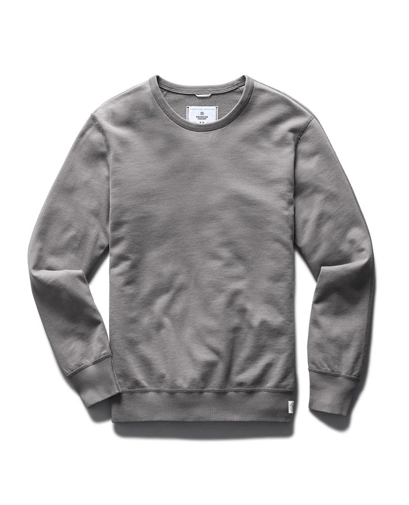 Lightweight Terry Crewneck Quarry data-zoom-image=