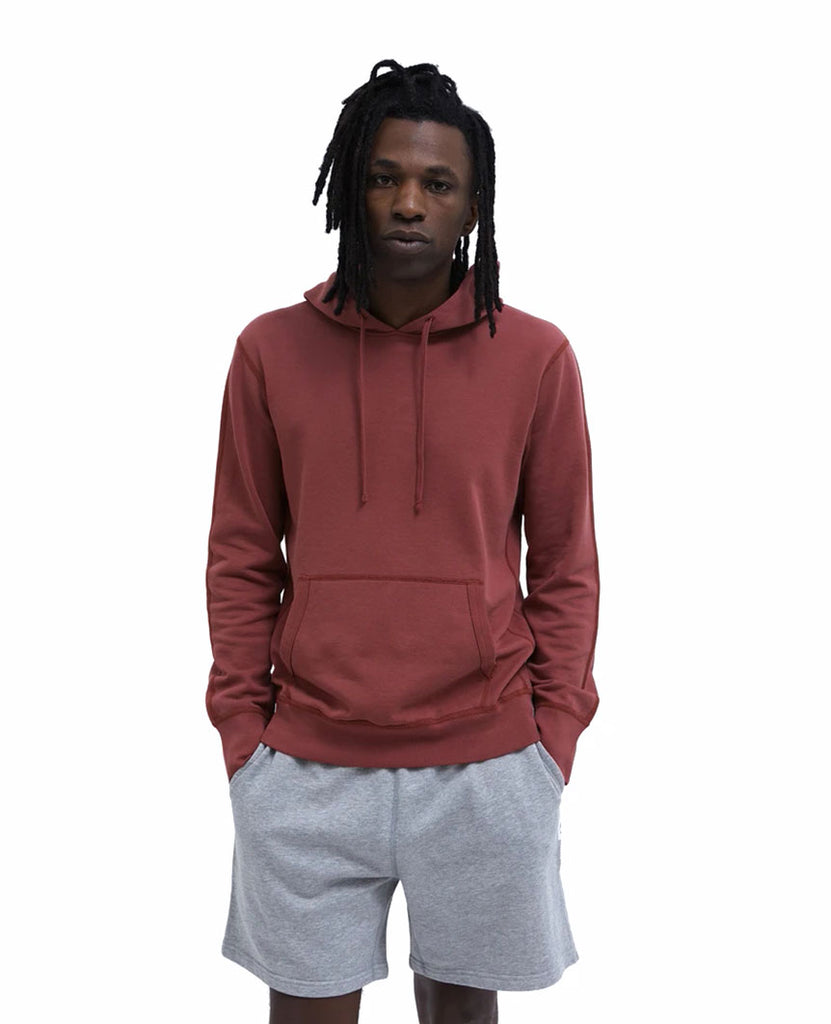 Lightweight Terry Pullover Hoodie Russet data-zoom-image=