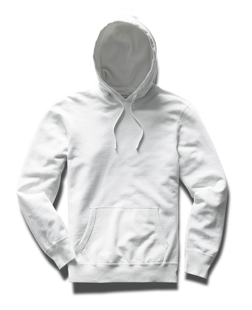 Lightweight Terry Pullover Hoodie White data-zoom-image=
