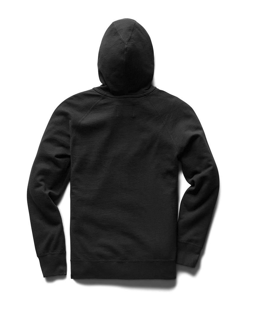 Victory Journal Masterhead Mid Weight Terry Pullover Hoodie Black data-zoom-image=