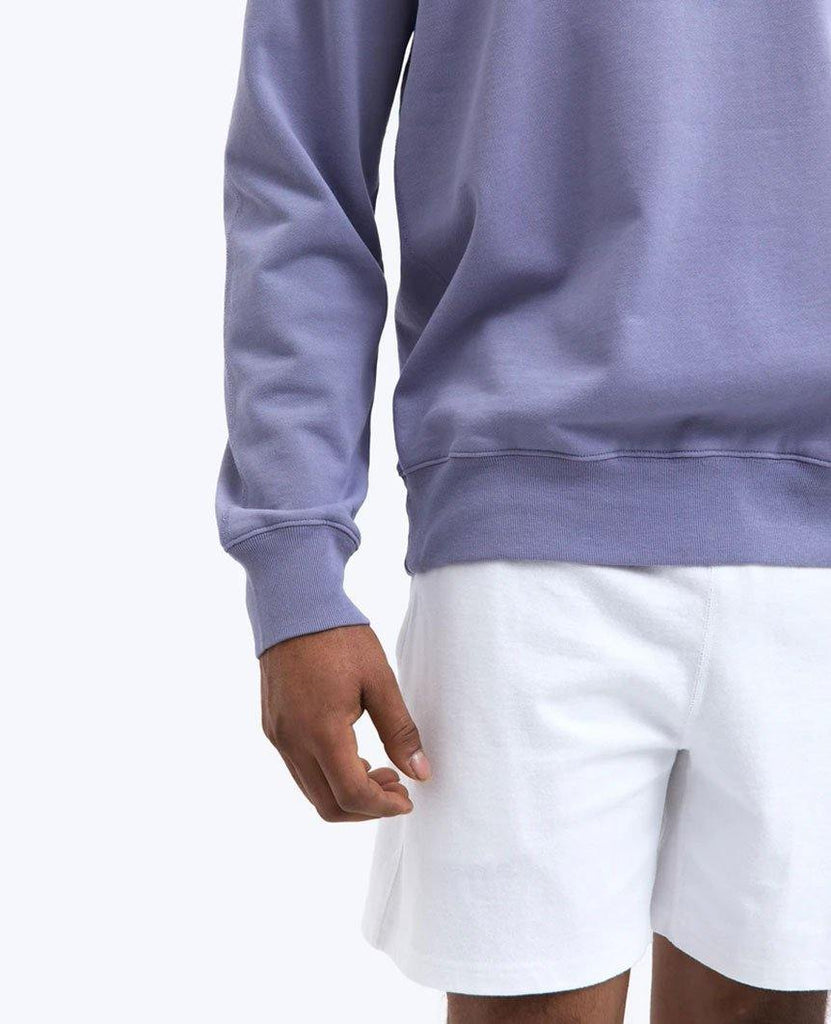 Lightweight Terry Relaxed Crewneck Cascade data-zoom-image=