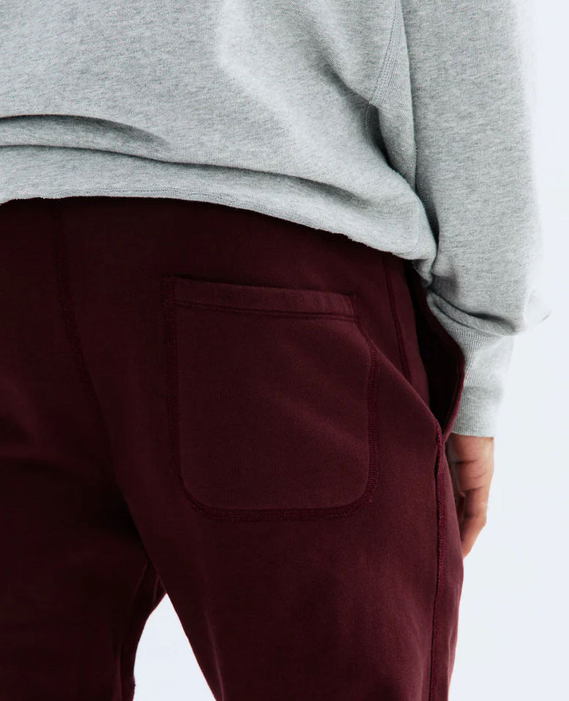 Midweight Terry Slim Sweatpant Crimson data-zoom-image=