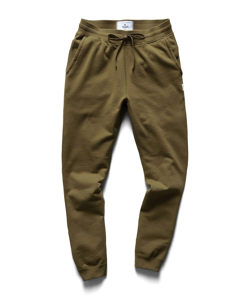 Midweight Terry Slim Sweatpant Moss data-zoom-image=