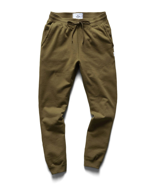 Midweight Terry Slim Sweatpant Moss
