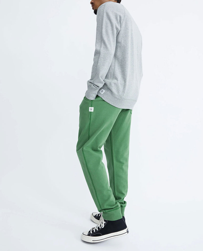 Lightweight Terry Slim Sweatpant Jade data-zoom-image=