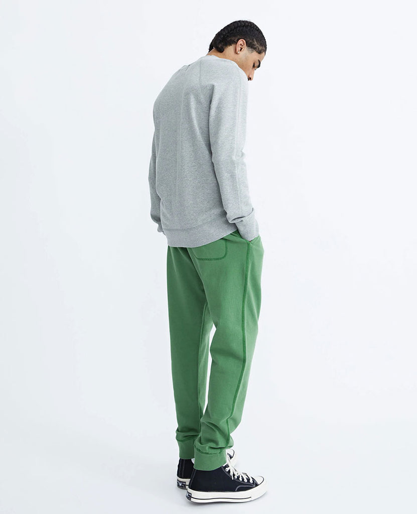 Lightweight Terry Slim Sweatpant Jade data-zoom-image=