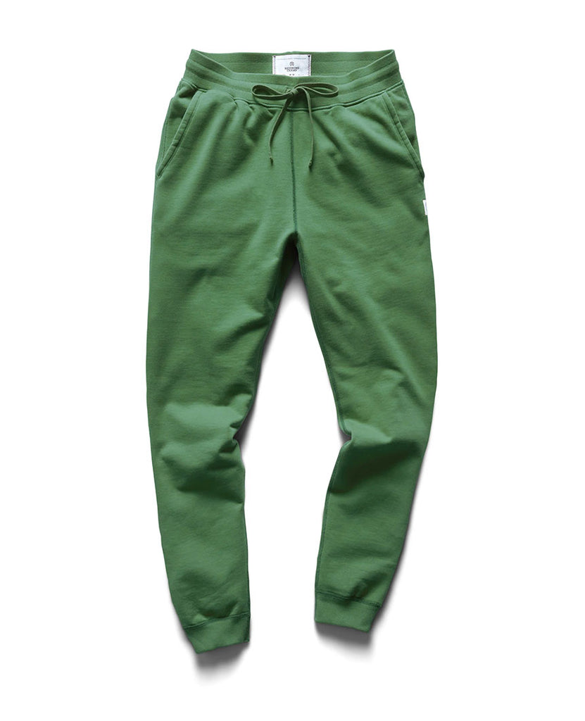 Lightweight Terry Slim Sweatpant Jade data-zoom-image=
