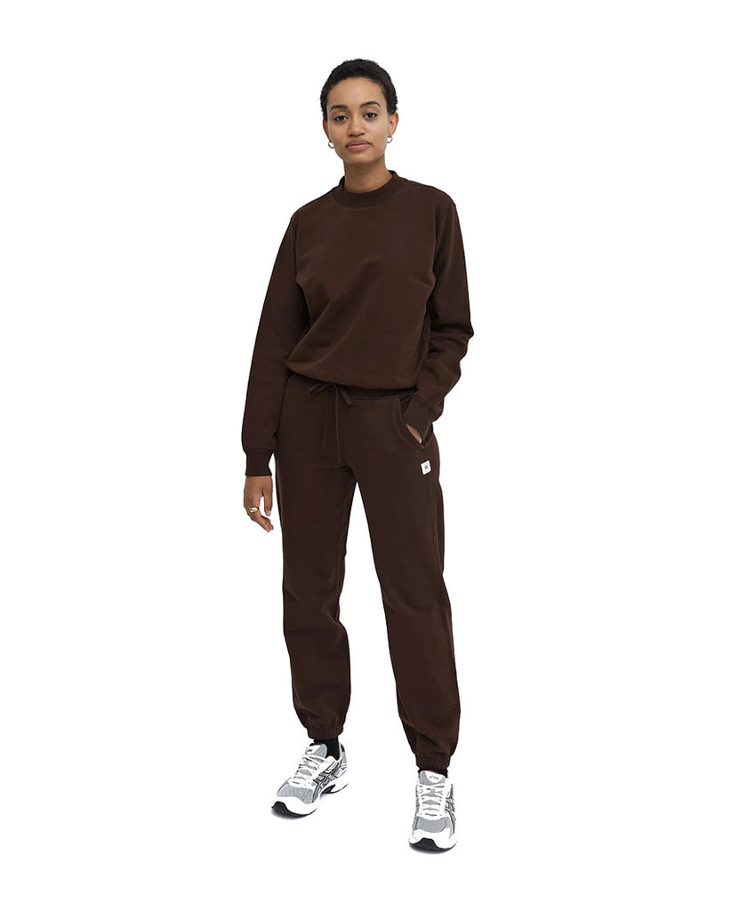 Midweight Terry Cropped Crewneck Womens Earth data-zoom-image=