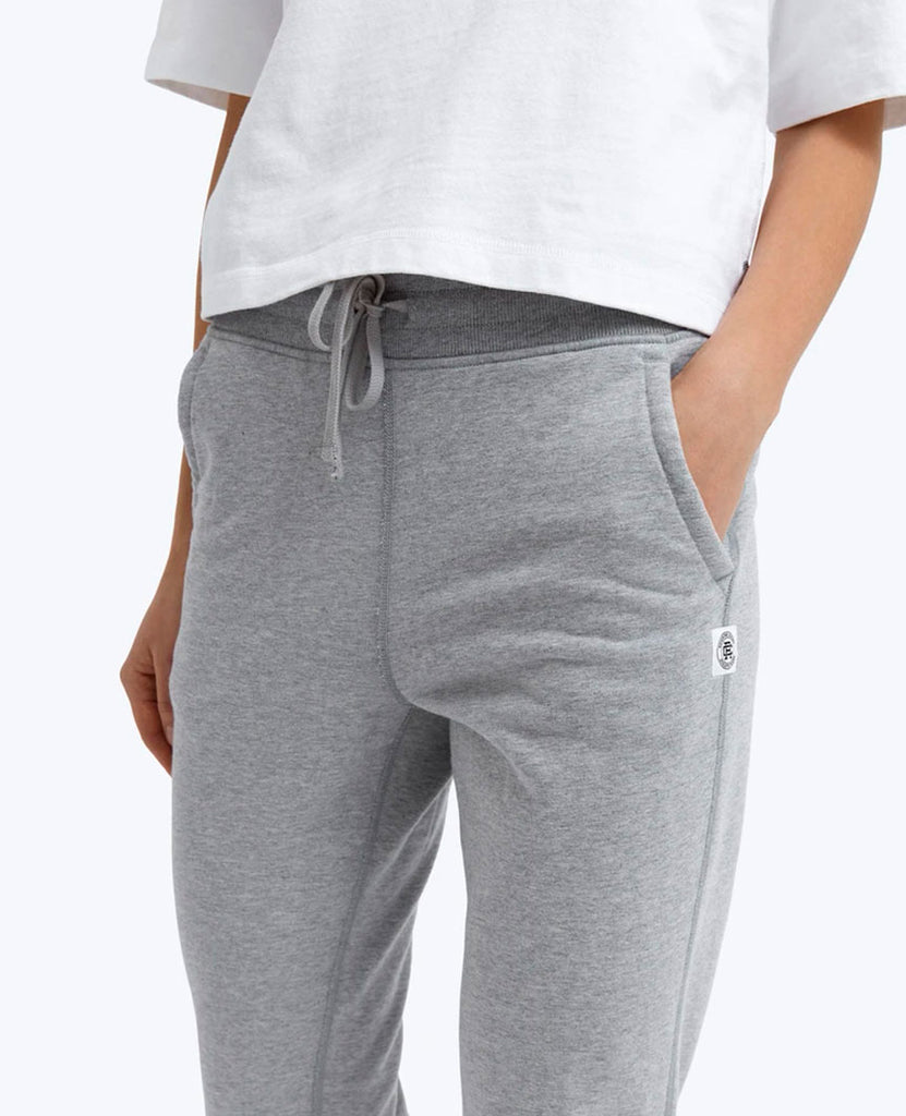 Midweight Terry Slim Sweatpant Womens Heather Grey data-zoom-image=