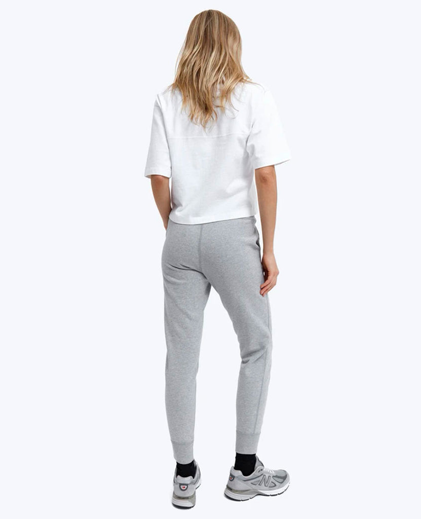 Midweight Terry Slim Sweatpant Womens Heather Grey data-zoom-image=