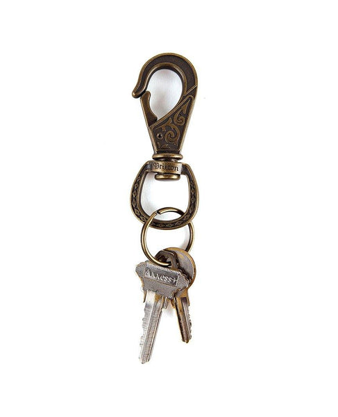 Scroll Key Clip Antique Bronze