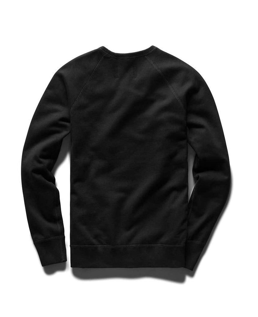 Crewneck Midweight Terry Black data-zoom-image=