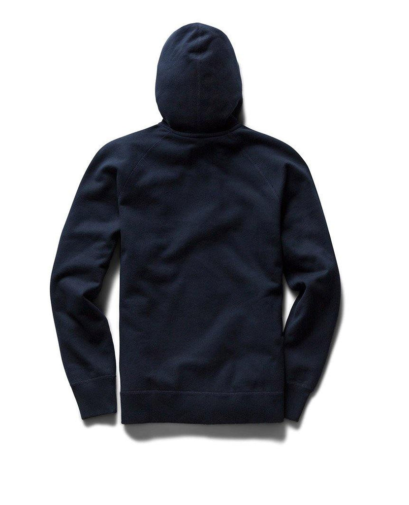 Full Zip Hoodie Midweight Terry Navy data-zoom-image=