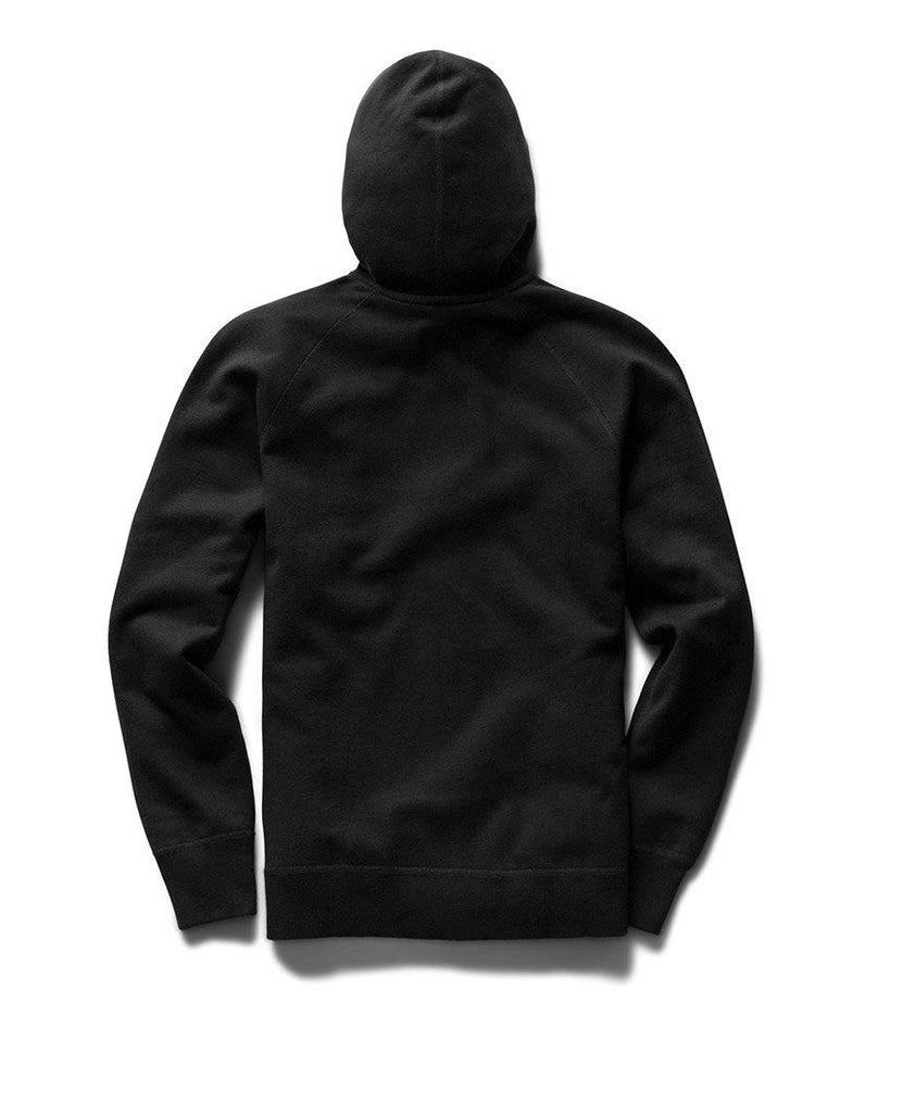 Pullover Hoodie Midweight Terry Black data-zoom-image=