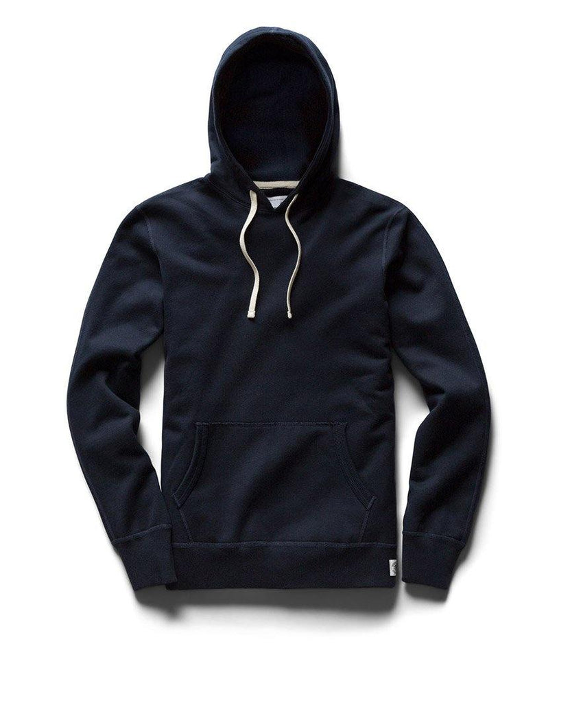 Pullover Hoodie Midweight Terry Navy data-zoom-image=
