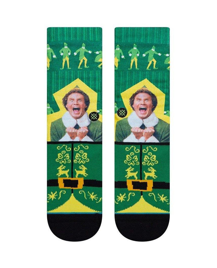 I Know Him Elf Green Socks data-zoom-image=