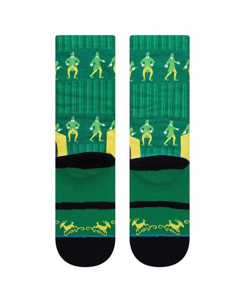I Know Him Elf Green Socks data-zoom-image=