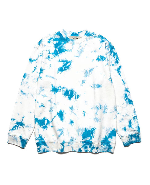 Plain Crew Baby Blue Tie Dye