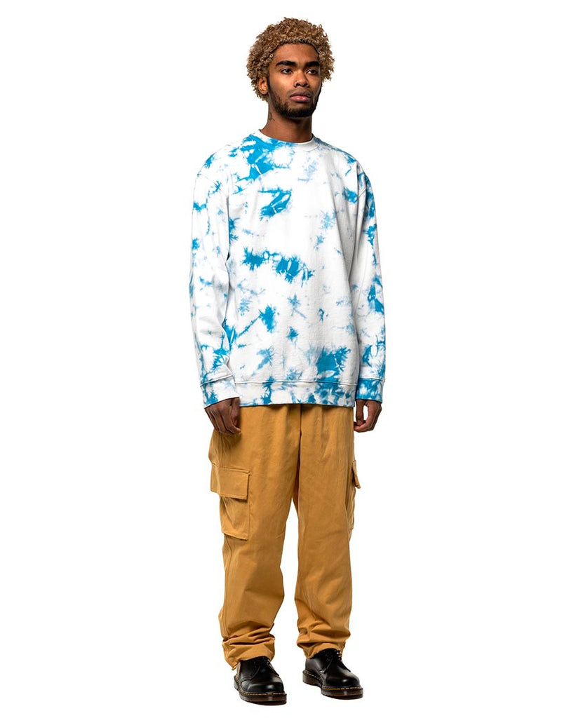 Plain Crew Baby Blue Tie Dye data-zoom-image=