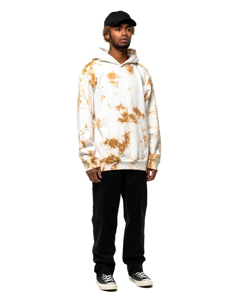 Plain Hoodie Beige Tie Dye data-zoom-image=