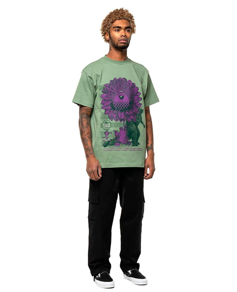 Rhek S/S Tee Green Purple data-zoom-image=