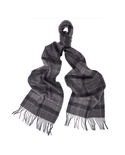 Holden Tartan Scarf Black Grey