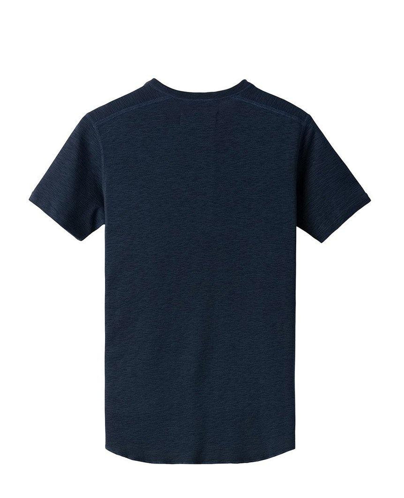 1x1 Slub Short Sleeve Crewneck Navy - Bricks and Bonds data-zoom-image=