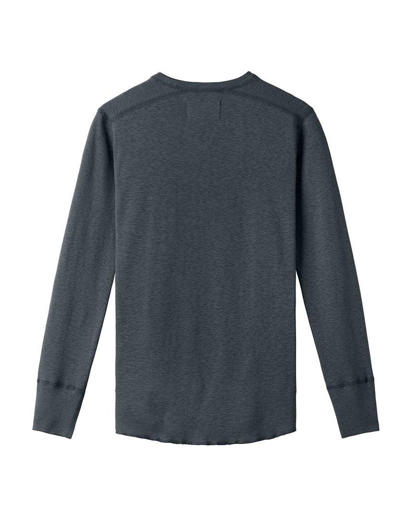 1x1 Slub Long Sleeve Crewneck Shadow - Bricks and Bonds data-zoom-image=