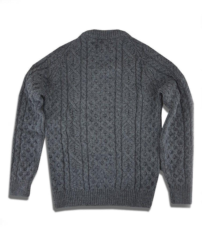Hudson Aran Jumper Steel data-zoom-image=