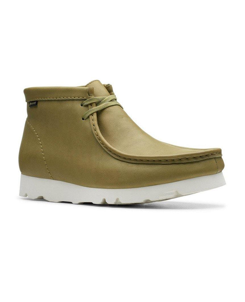 Wallabee Boot Gore-Tex Khaki Leather data-zoom-image=