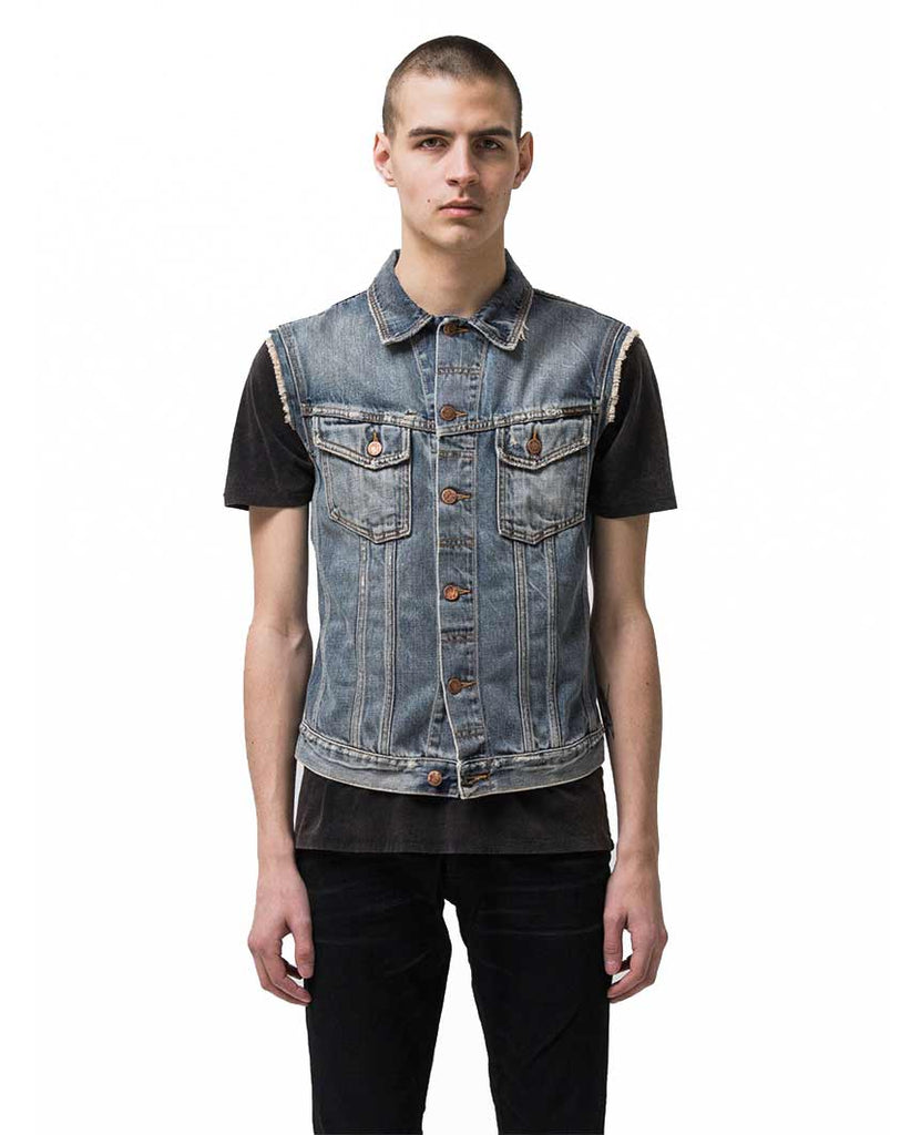 Willy Vest Shimmering Indigo Denim data-zoom-image=