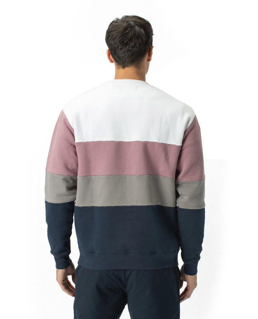 Panel Crew Sweat White Dk Musk data-zoom-image=
